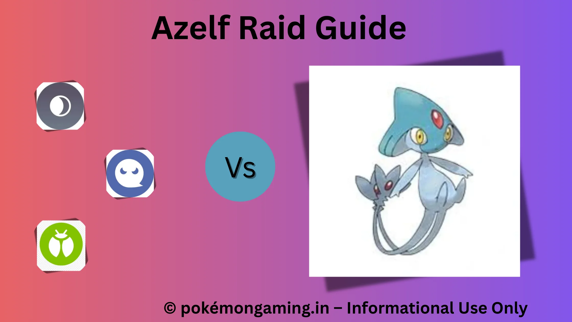 Azelf Pokémon GO Raid Boss