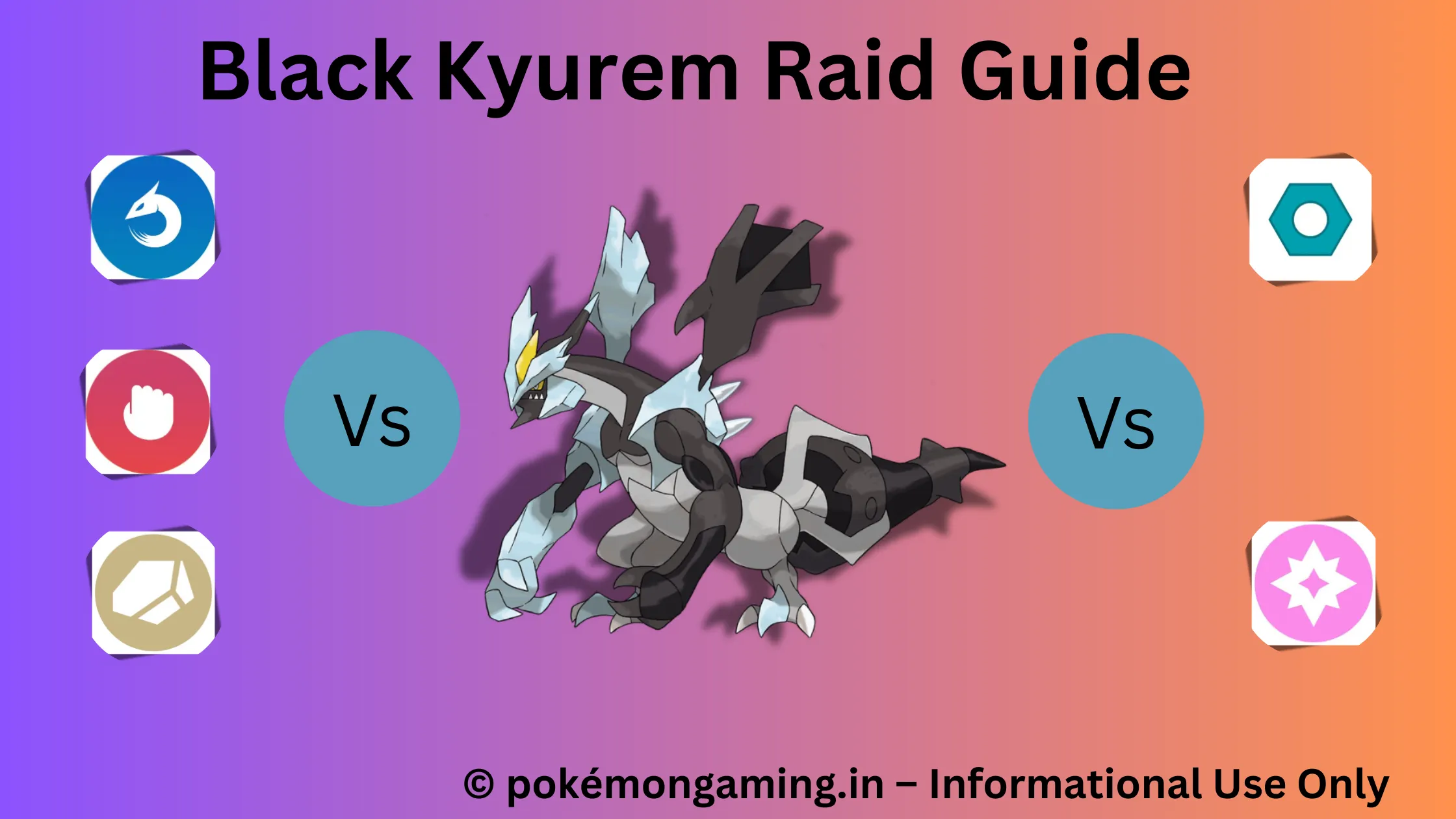Black Kyurem Pokémon GO Raid Boss US/UK
