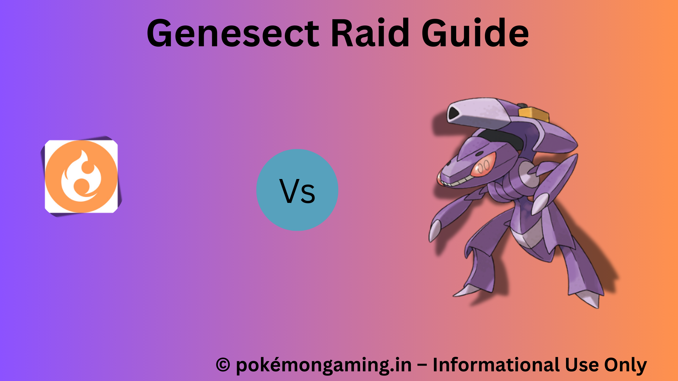Genesect Pokémon GO Raid Boss US/UK