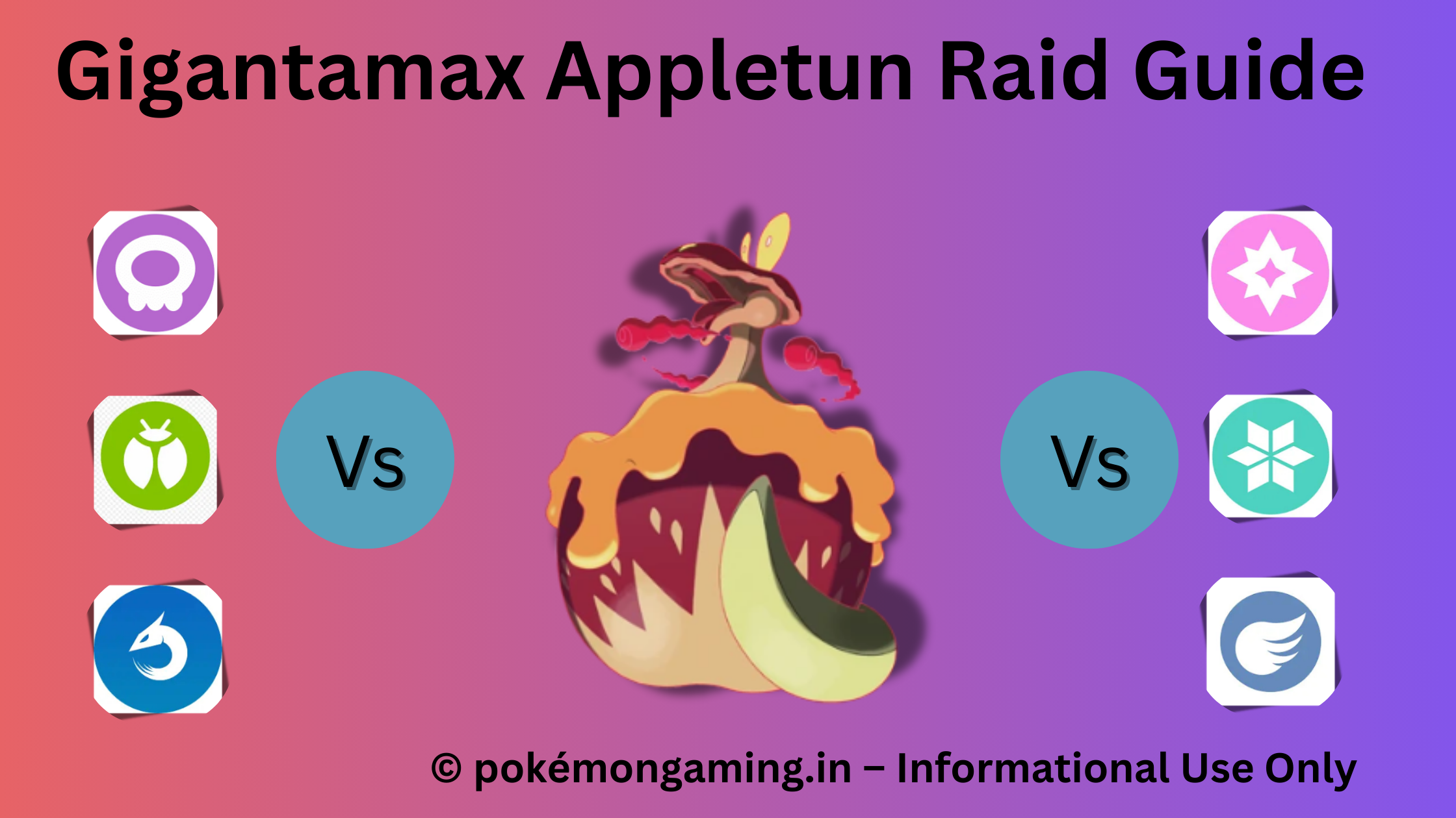 Gigantamax Appletun Pokémon GO Raid Boss US/UK