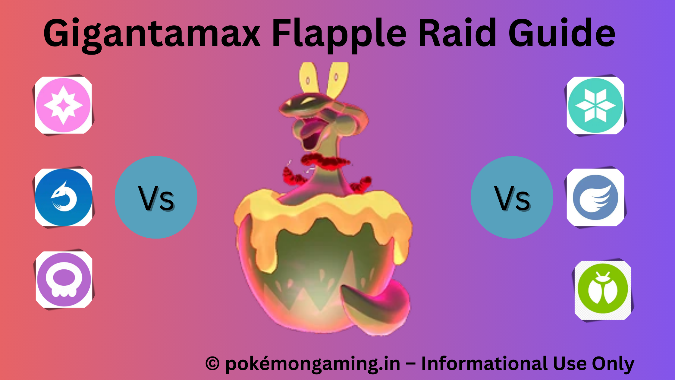 Gigantamax Flapple Pokémon GO Raid Boss US/UK