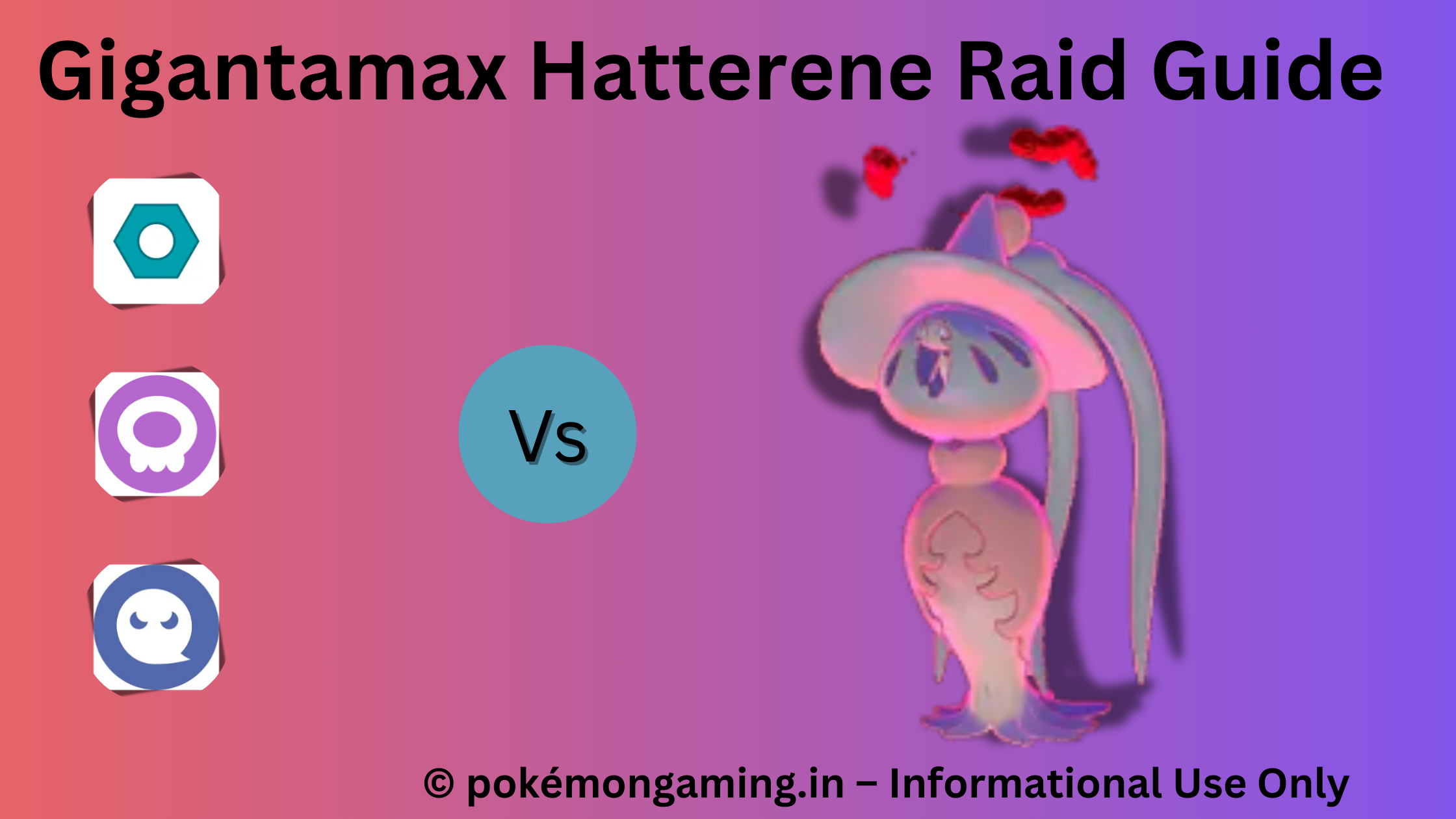 Gigantamax Hatterene Pokémon GO Raid Boss US/UK