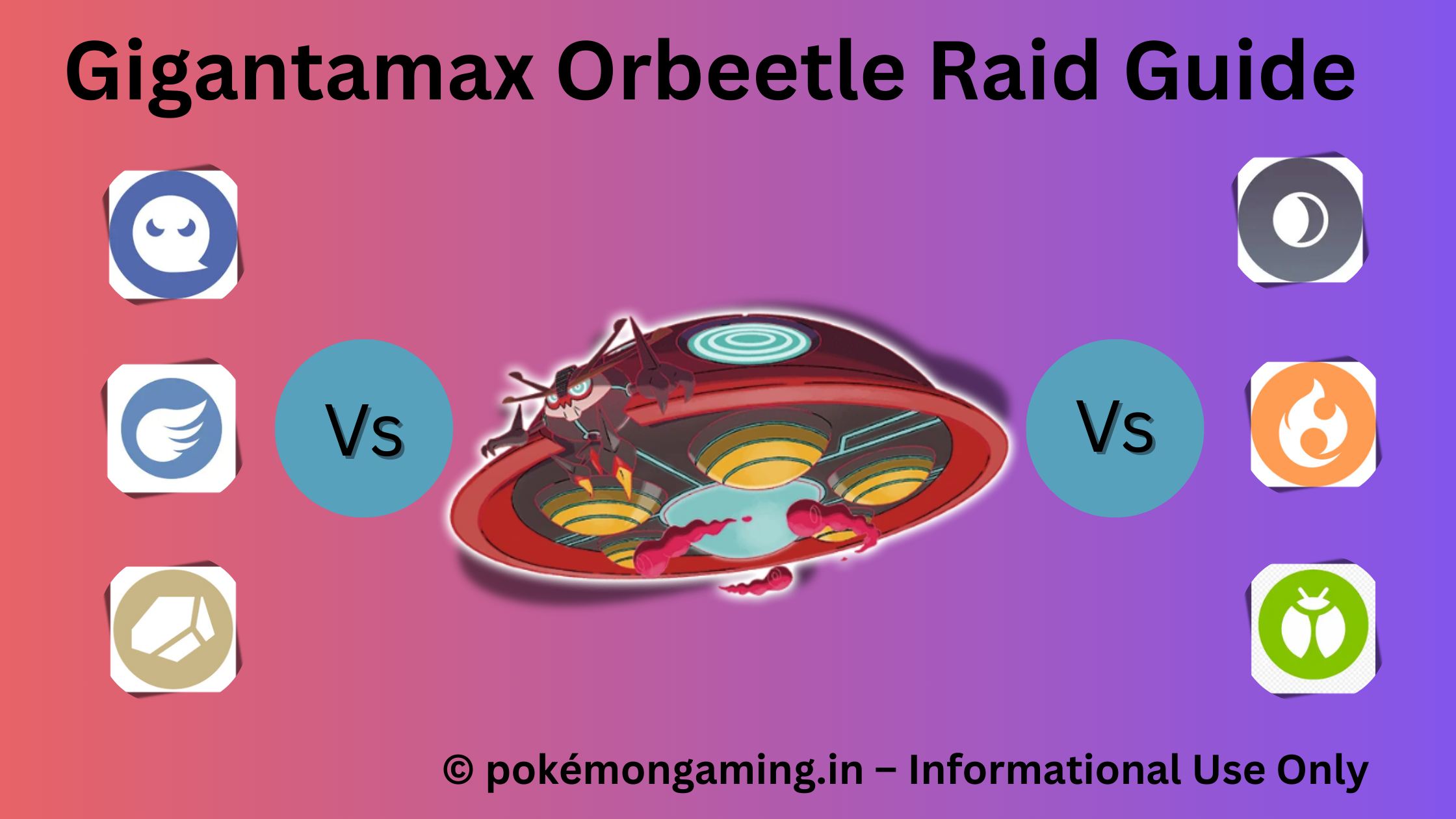 Gigantamax Orbeetle Pokémon GO Raid Boss US/UK