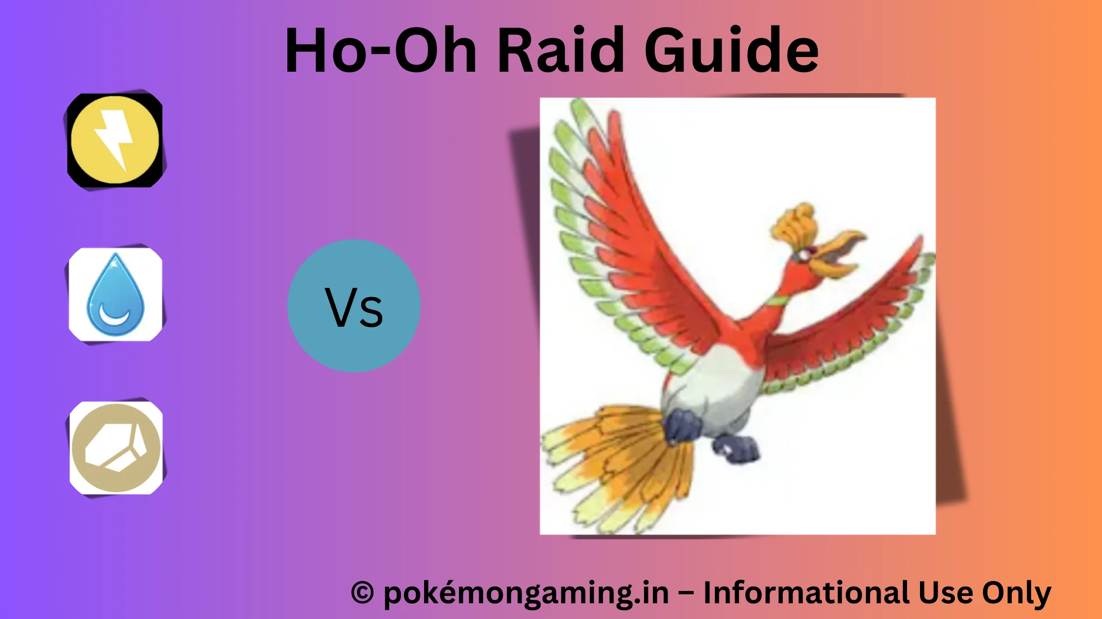 Ho-Oh Pokémon GO Raid Boss US/UK