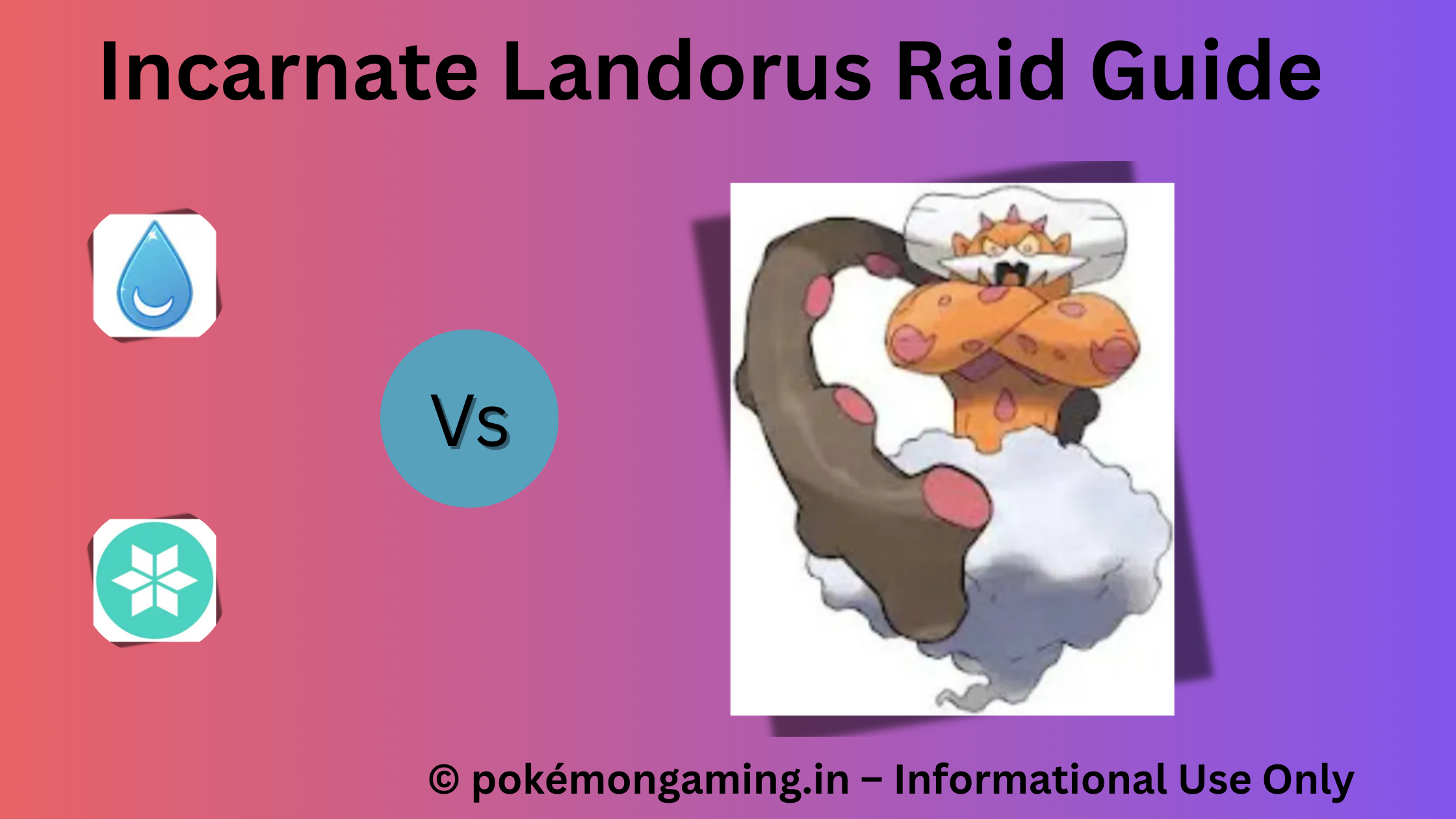 Incarnate Landorus Pokémon GO Raid Boss US/UK