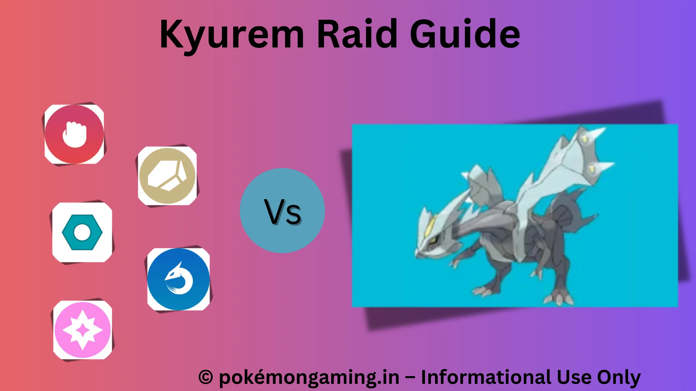 Kyurem Pokémon GO Raid Boss US/UK