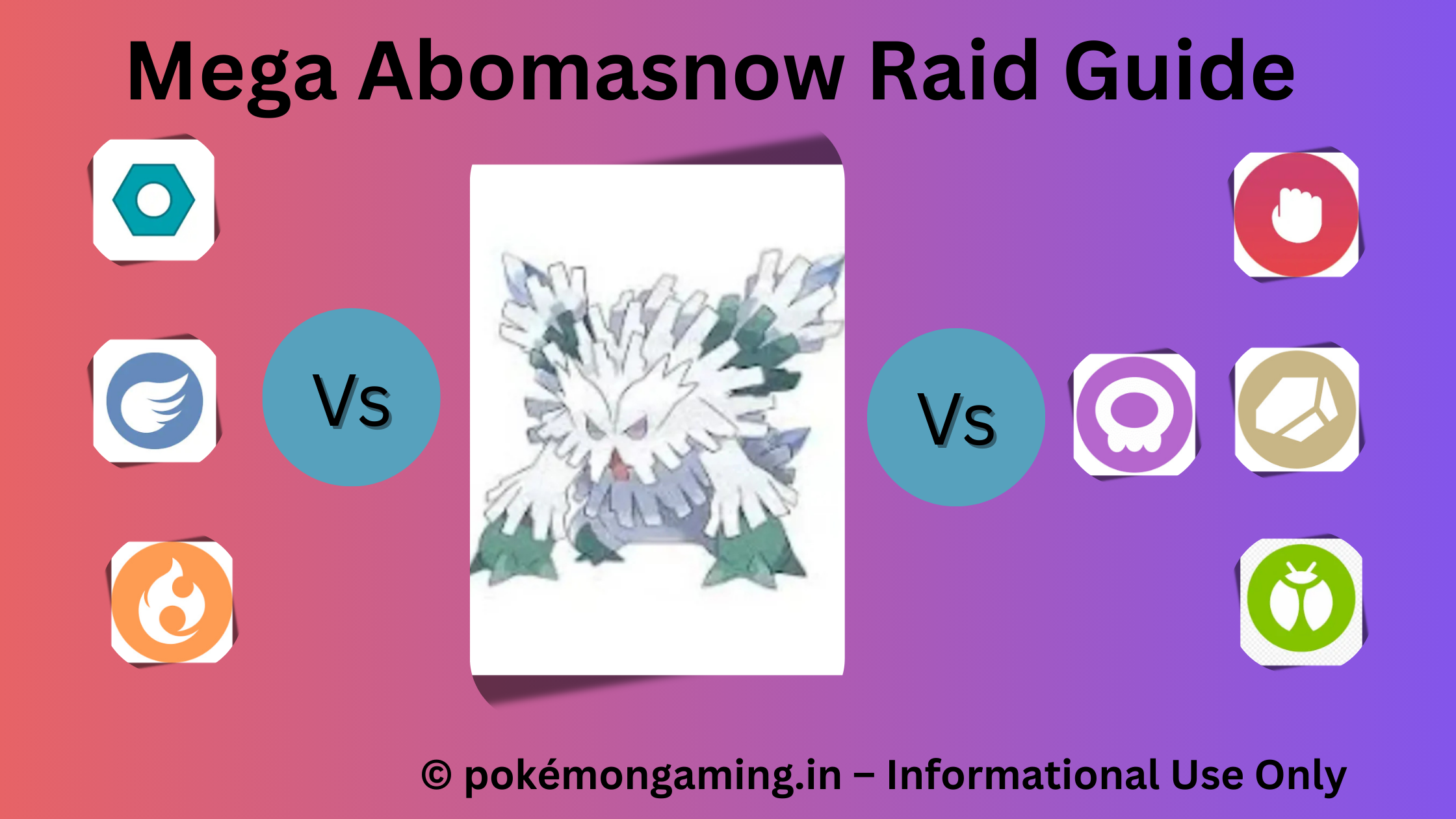 Mega Abomasnow Pokémon GO Raid Boss US/UK