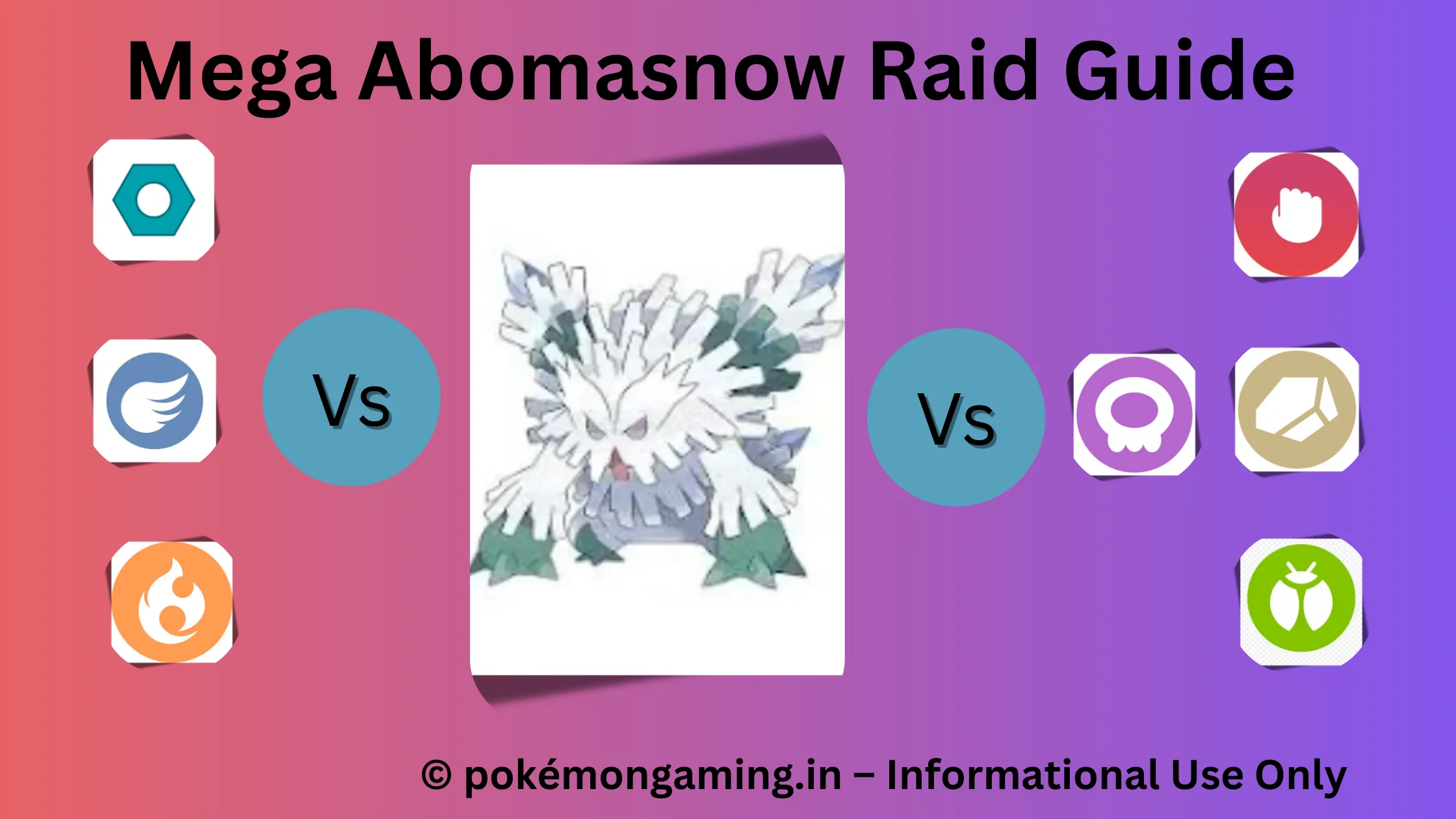 Mega Abomasnow Pokémon GO Raid Boss
