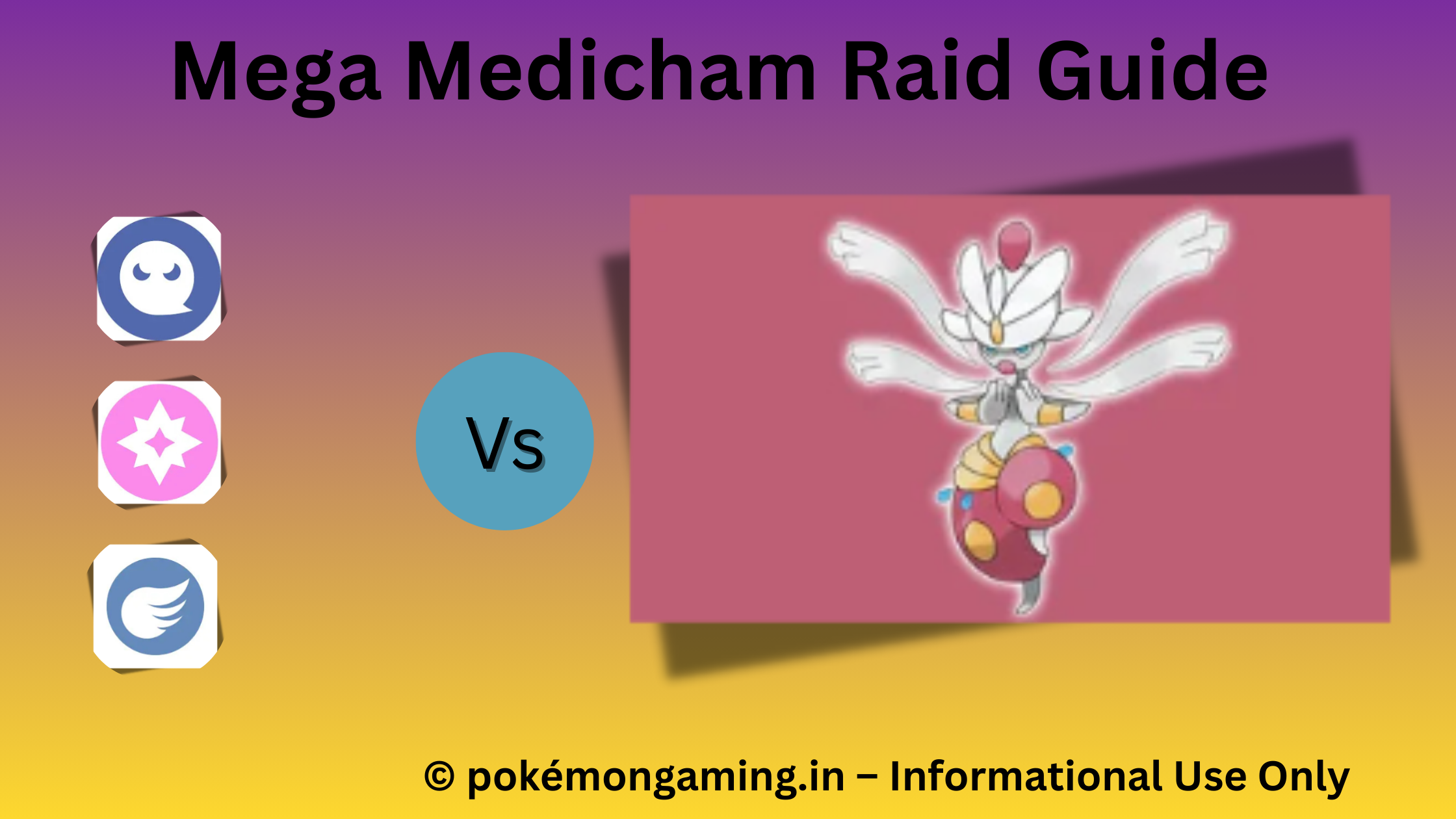 Mega Medicham Pokémon GO Raid Boss US/UK