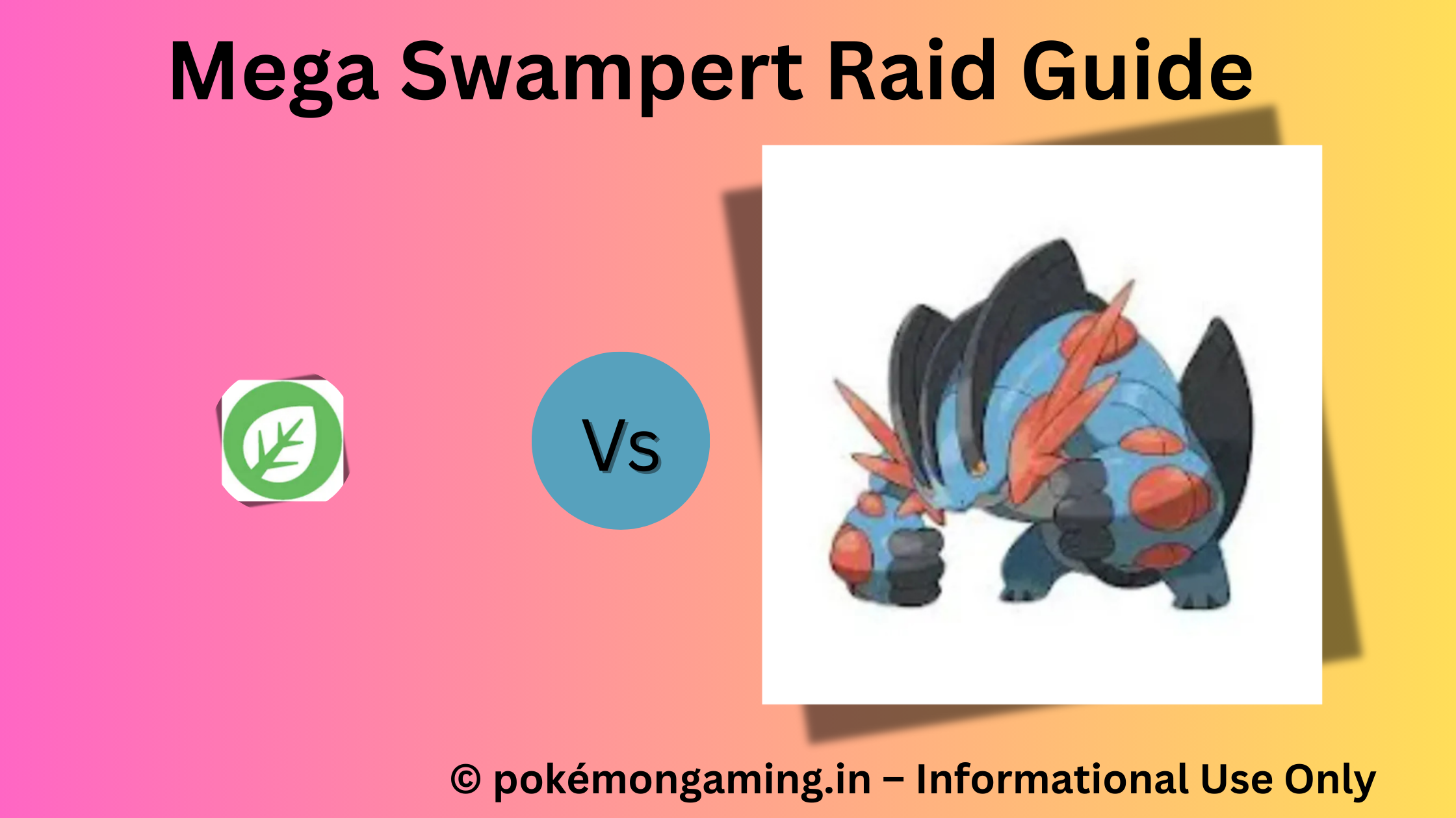 Mega Swampert Pokémon GO Raid Boss US/UK