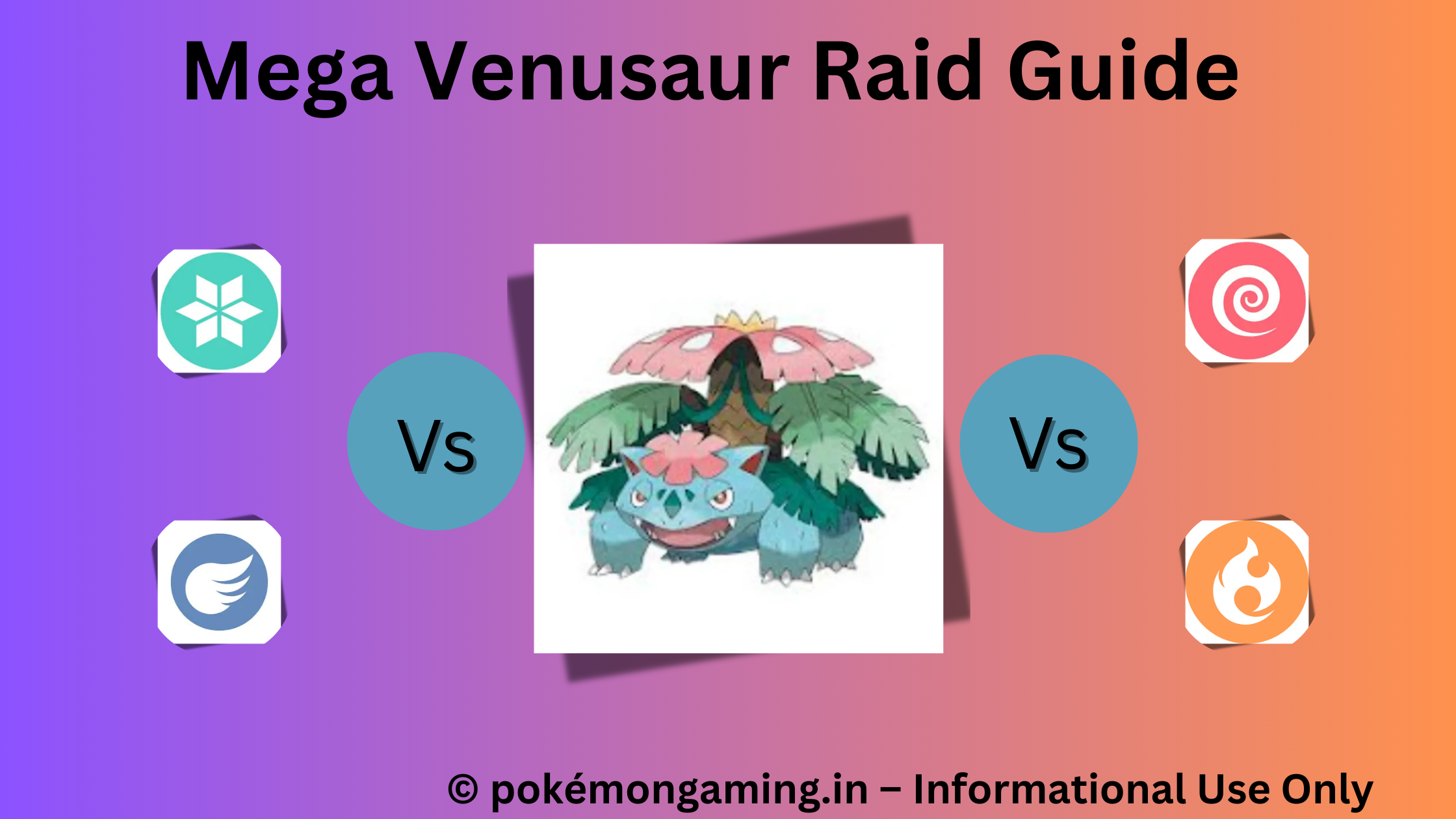 Mega Venusaur Pokémon GO Raid Boss US/UK