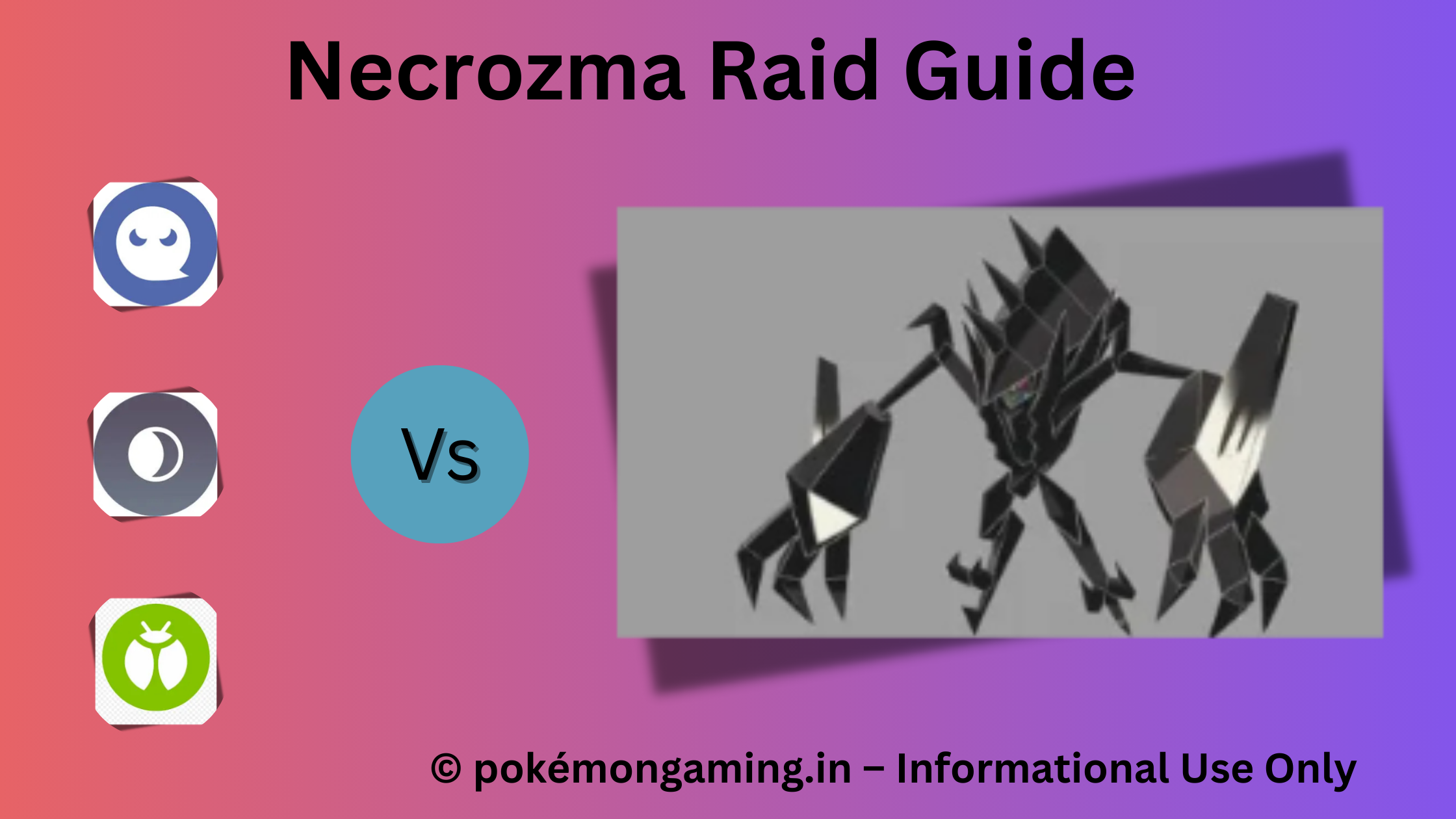 Necrozma Pokémon GO Raid Boss US/UK