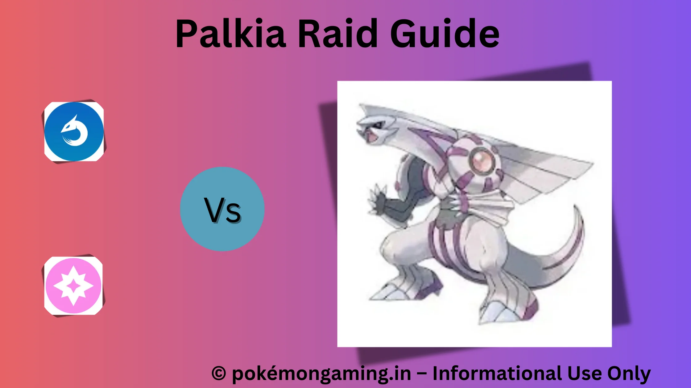 Palkia Pokémon GO Raid Boss US/UK