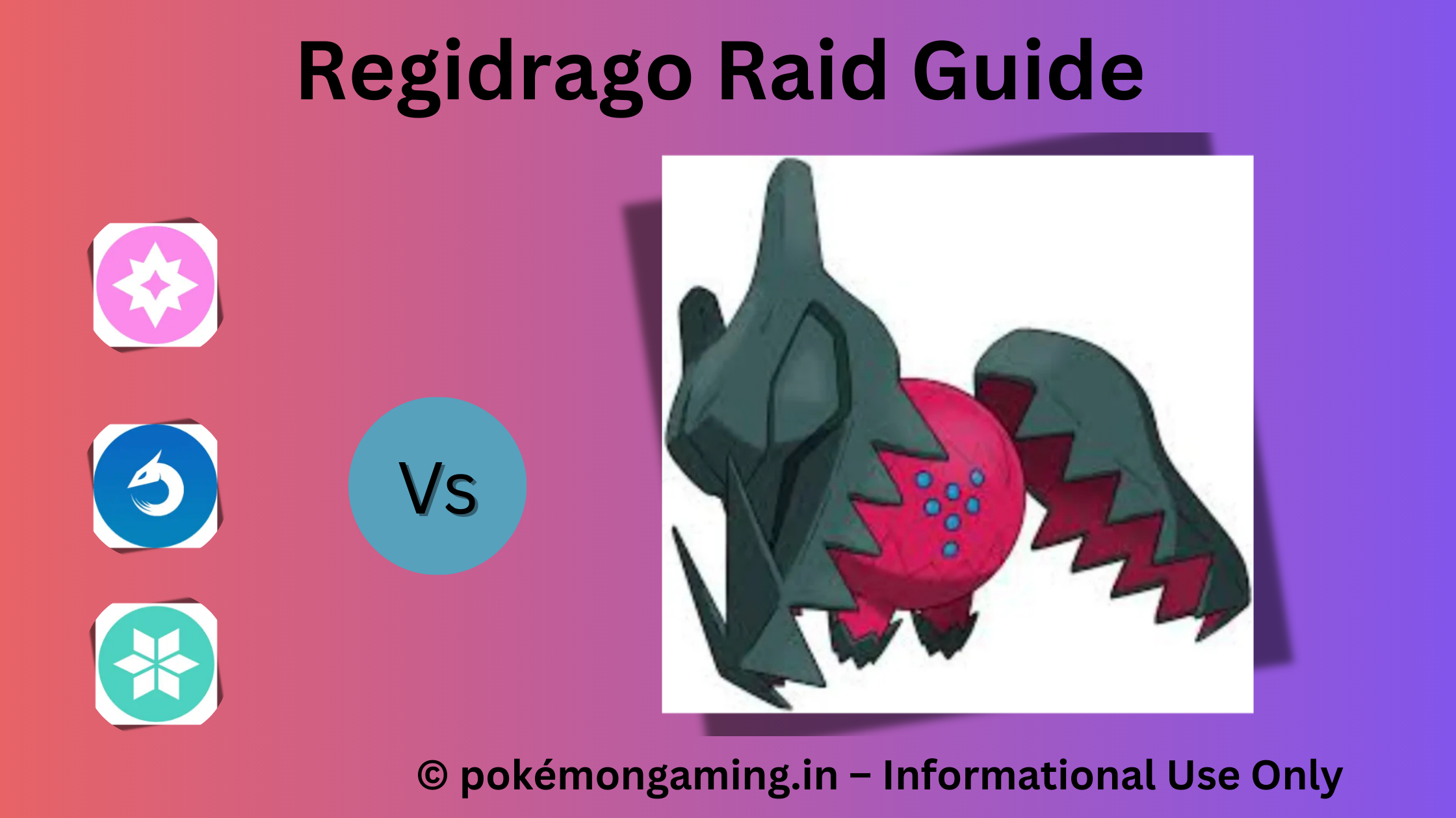 Regidrago Pokémon GO Raid Boss US/UK