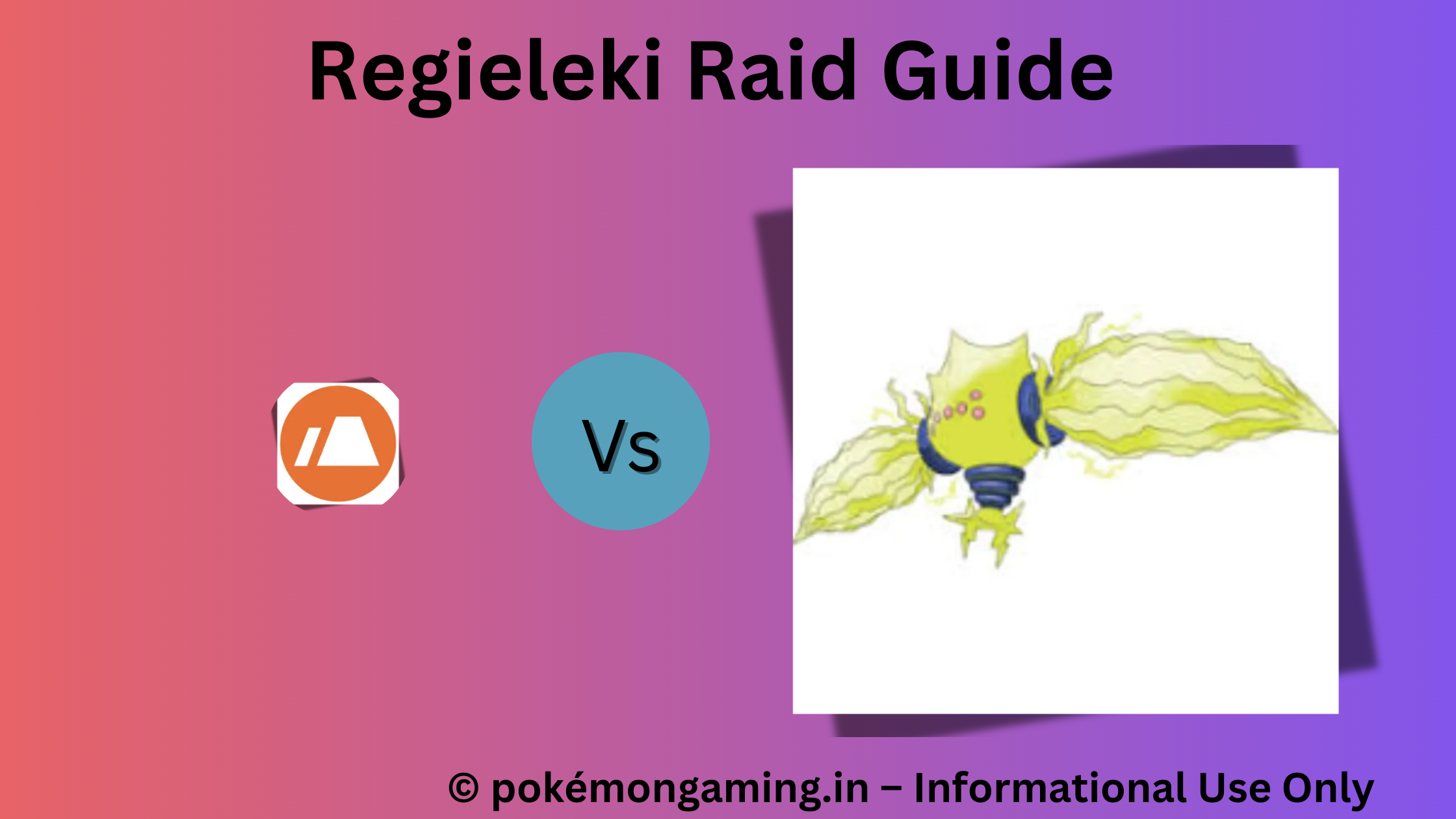 Regieleki Pokémon GO Raid Boss US/UK