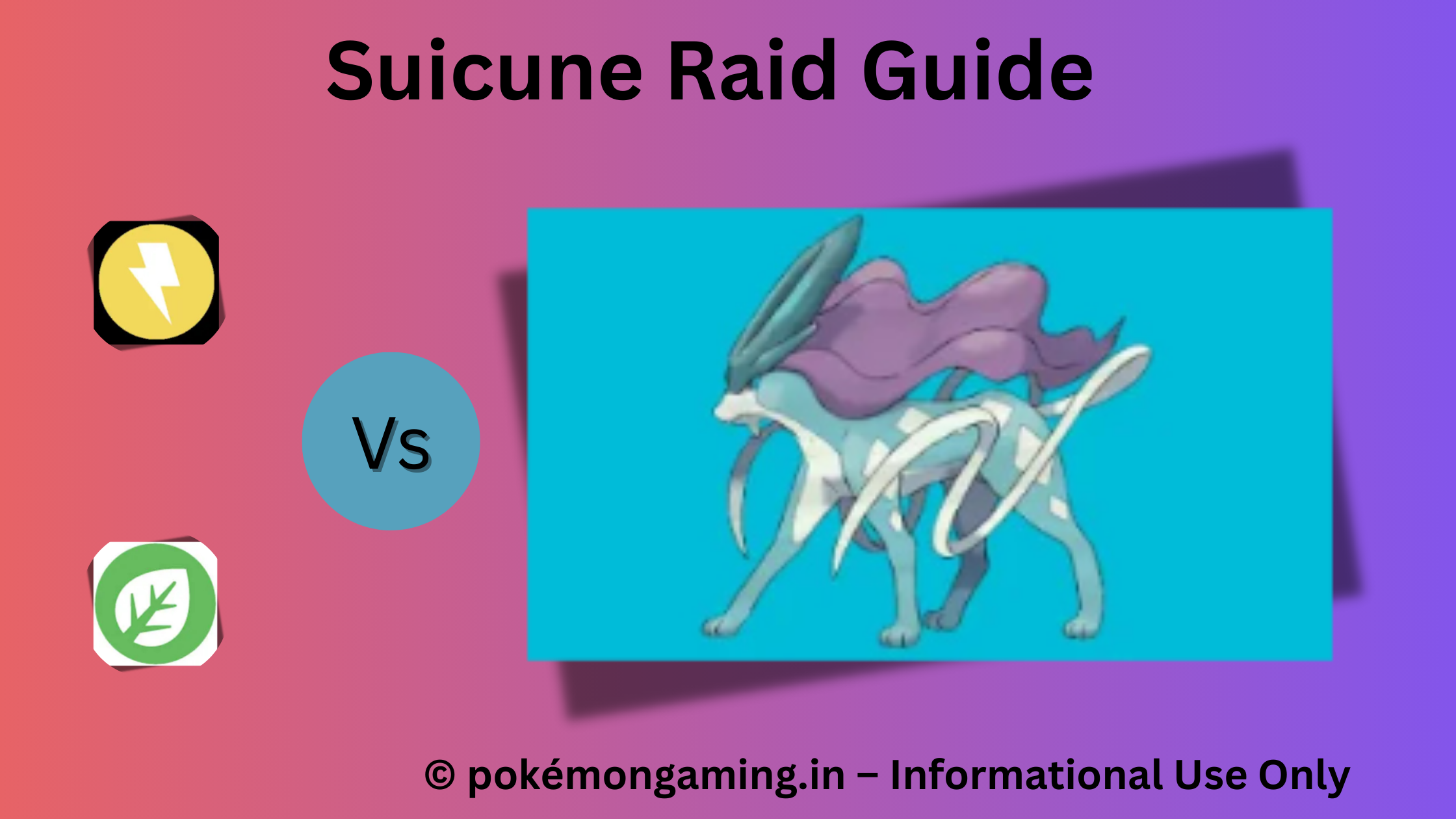 Suicune Pokémon GO Raid Boss US/UK