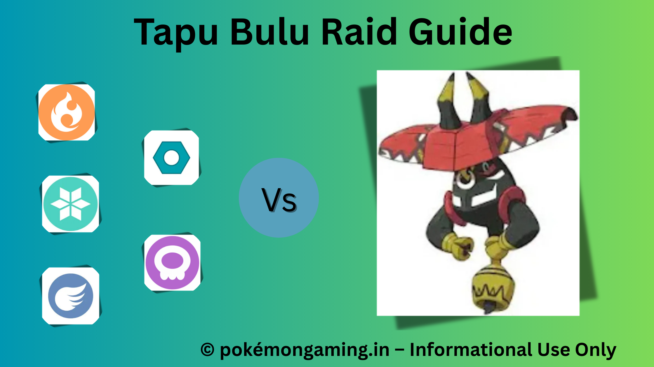 Tapu Bulu Pokémon GO Raid Boss US/UK
