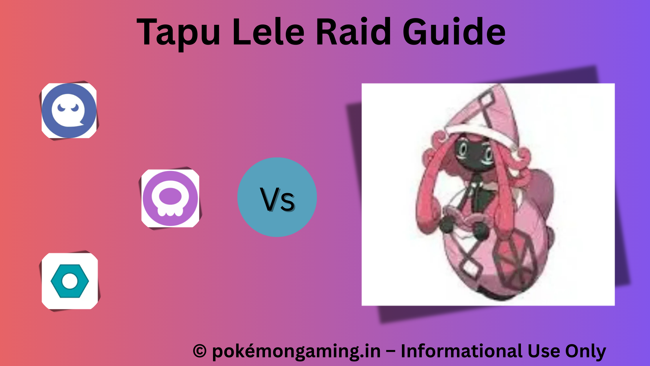 Tapu Lele Pokémon GO Raid Boss US/UK