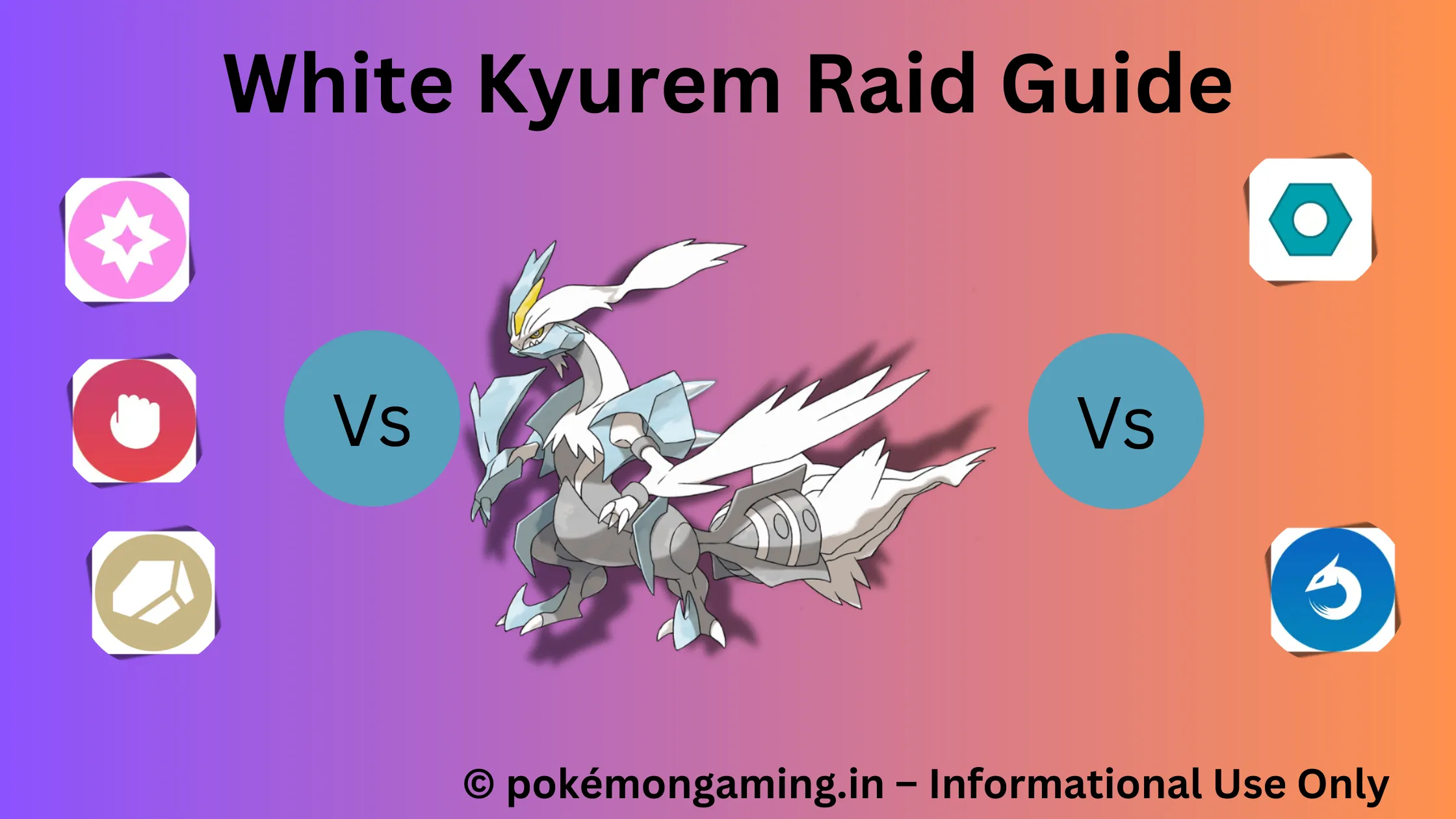 White Kyurem Pokémon GO Raid Boss US/UK