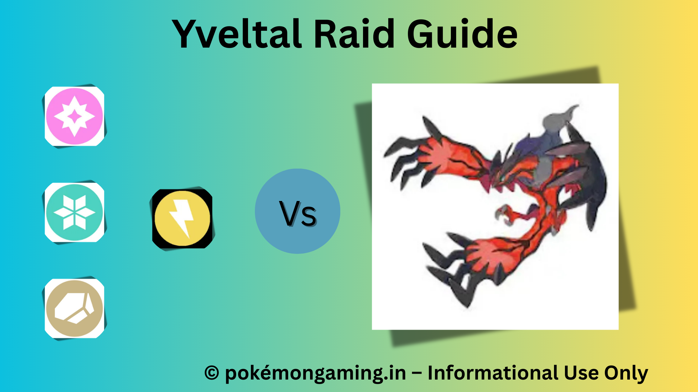Yveltal Pokémon GO Raid Boss US/UK