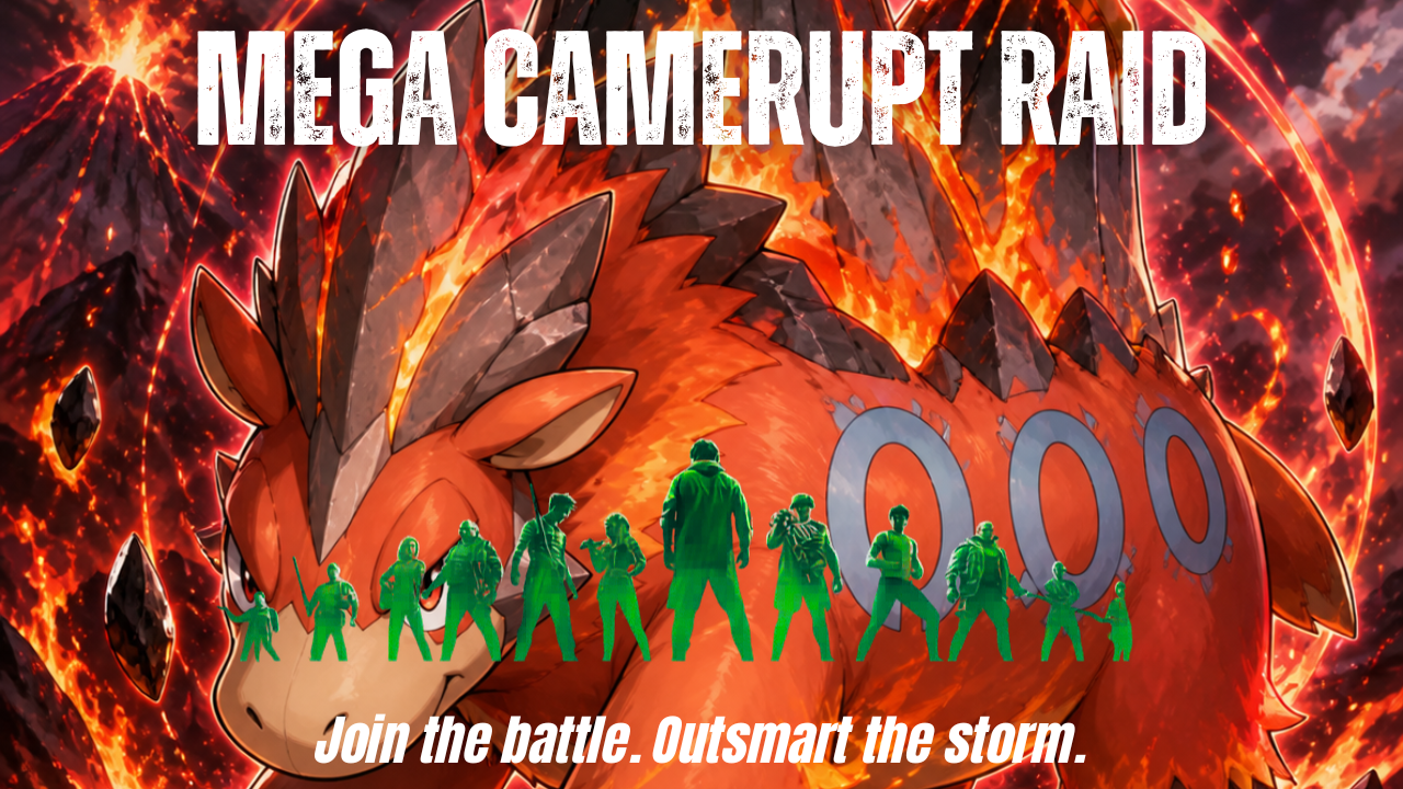 Mega Camerupt raid boss Pokémon GO weakness counters guide
